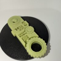3d druck fidget slider mit zahnrädern – mechanisches gadget für stressabbau