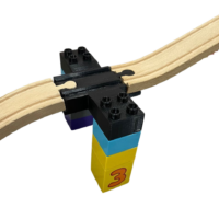 verbesserter brio zu duplo adapter / brückenbaustein