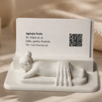 3d druck visitenkartenhalter "wellness & spa"