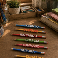 personalisierte 3d namensschilder für bleistifte (custom pencil names)