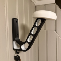 premium motorrad helm und kombihalter (2 in 1 wandhalterung aus petg)
