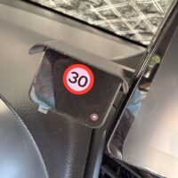 premium magnet halterung mit blendschutz für "saphe t,, verkehrsalarm (flexibel & hitzebeständig)