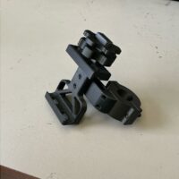 premium 3d druck handyhalterung für e scooter & 22mm lenker (wetterfest, gummiert)